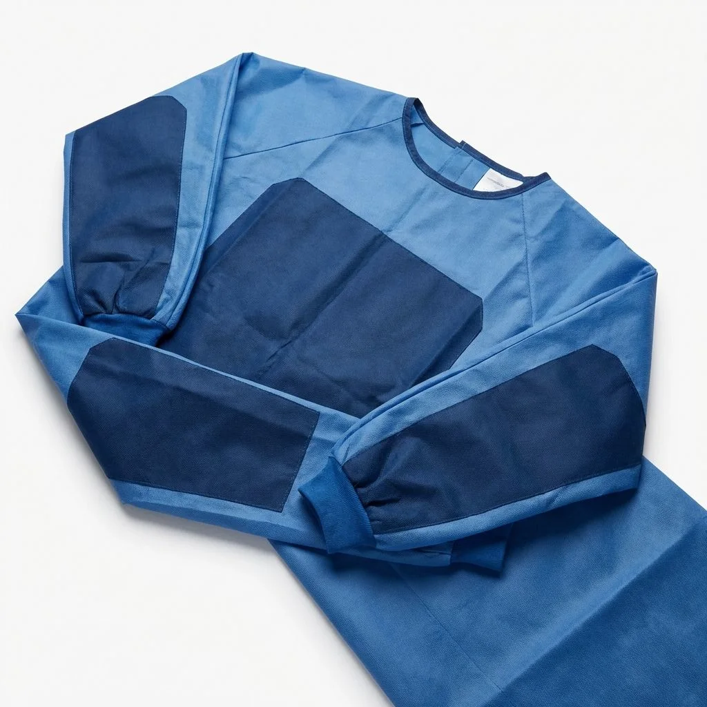 Reinforced Surgical Gown - Blue