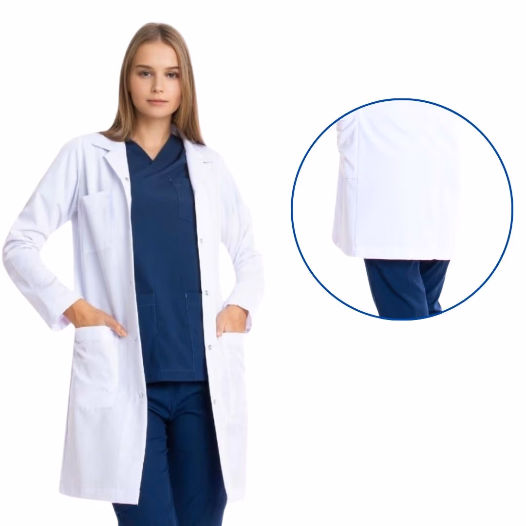 Long-Length, Long-Sleeve, Classic Collar Doctor Coat